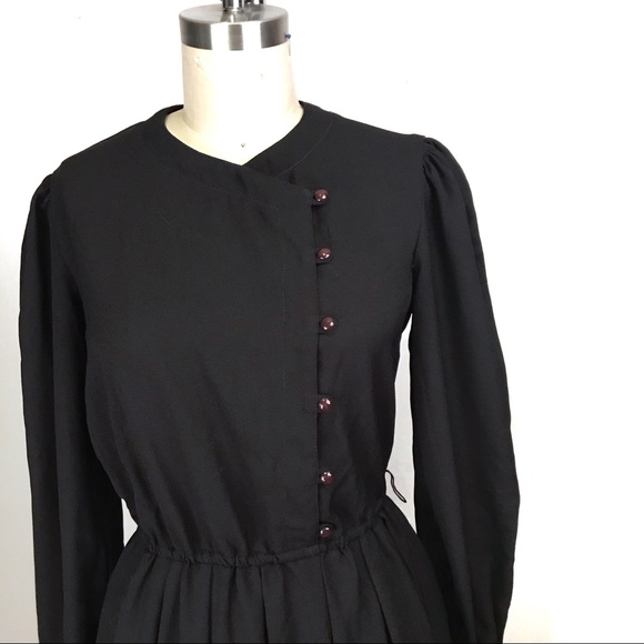 Vintage Long Sleeve Midi Prairie Dress - Picture 3 of 7